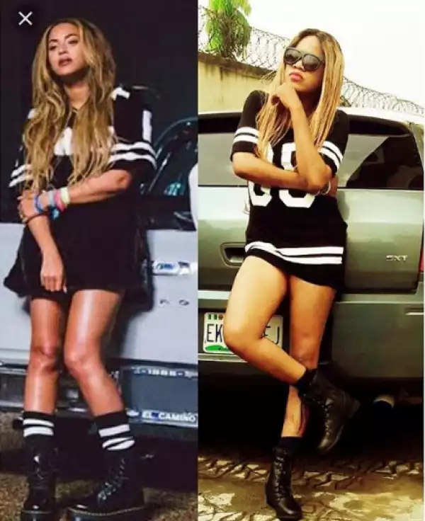 Between Beyonce and Toyin Aimakhu; Who rocked it better?